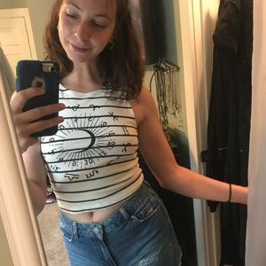 Urban Outfitters crop top size small.